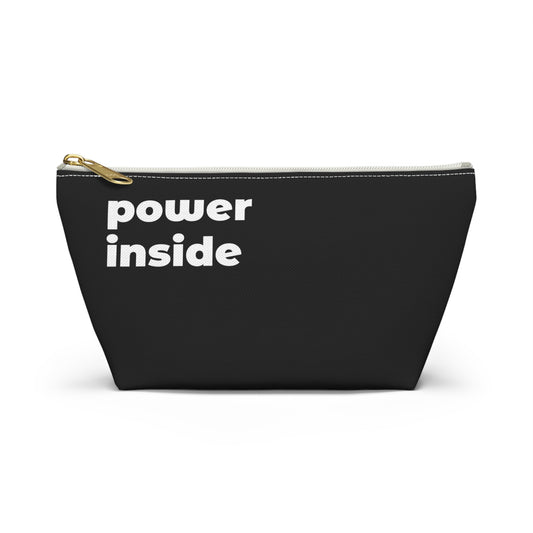 power inside pouch - black