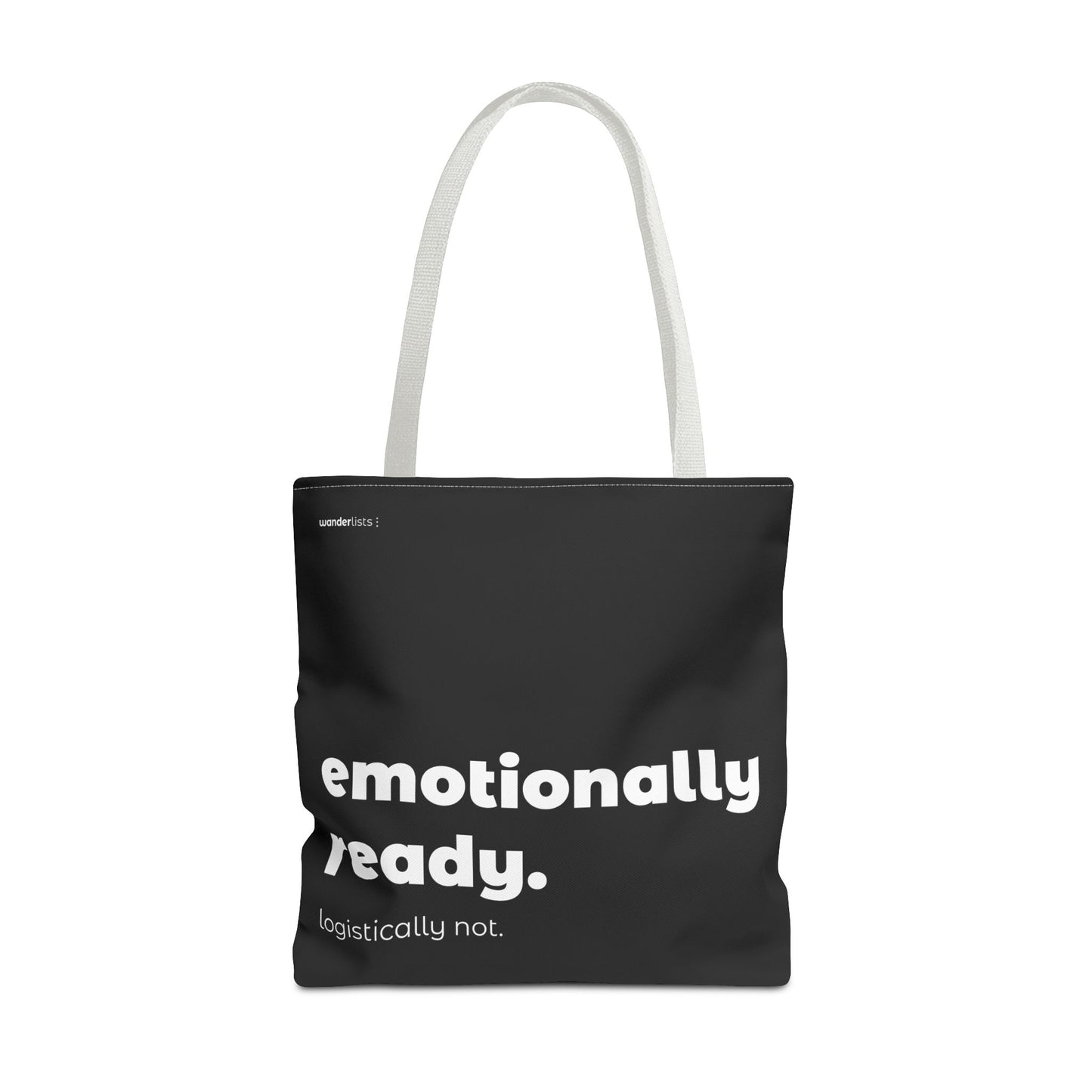 emotionally ready. tote – black