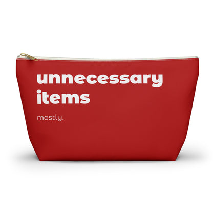 unnecessary items pouch - red