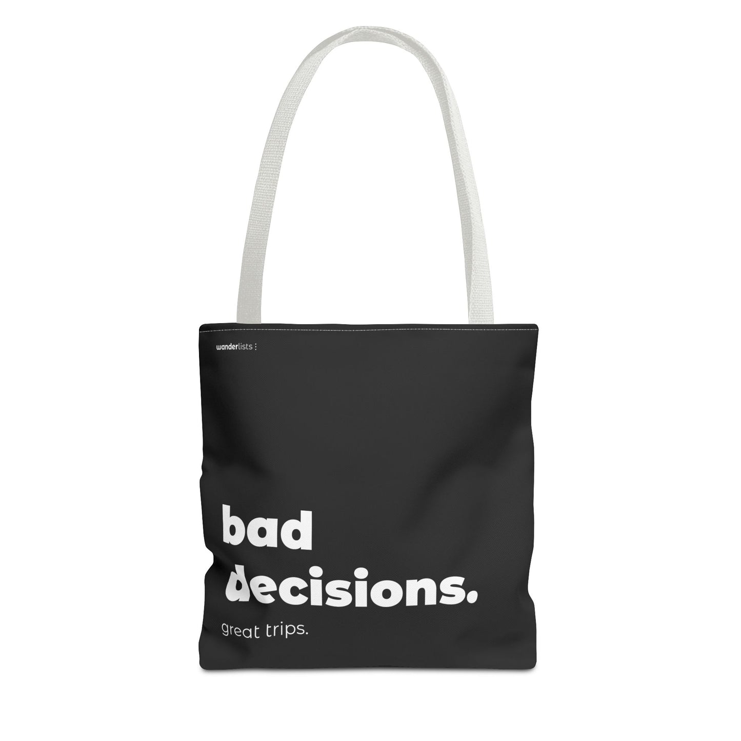 bad decision. tote – black