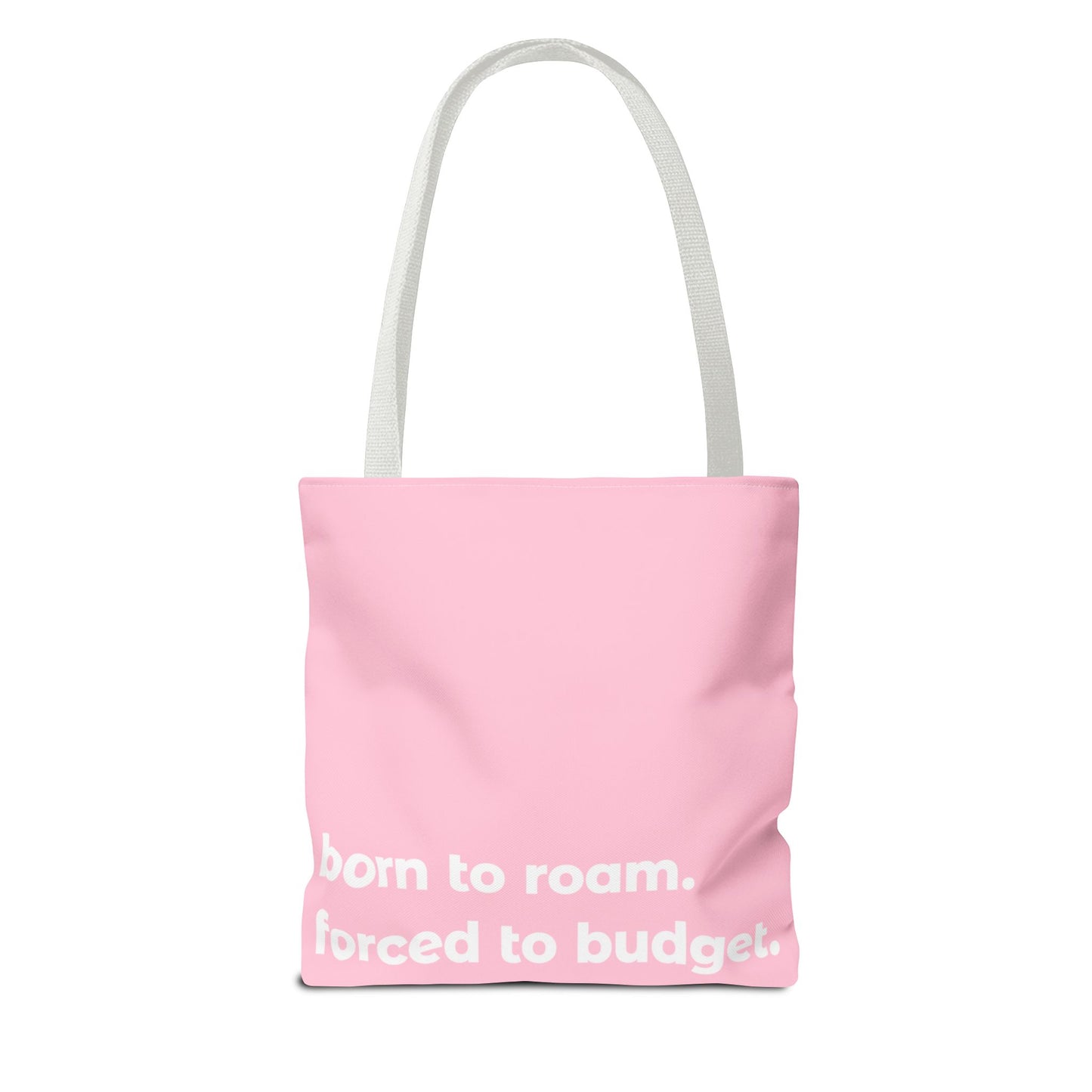 born to roam tote – pink