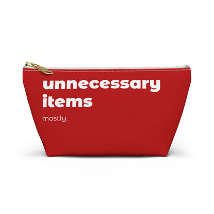 unnecessary items pouch - red