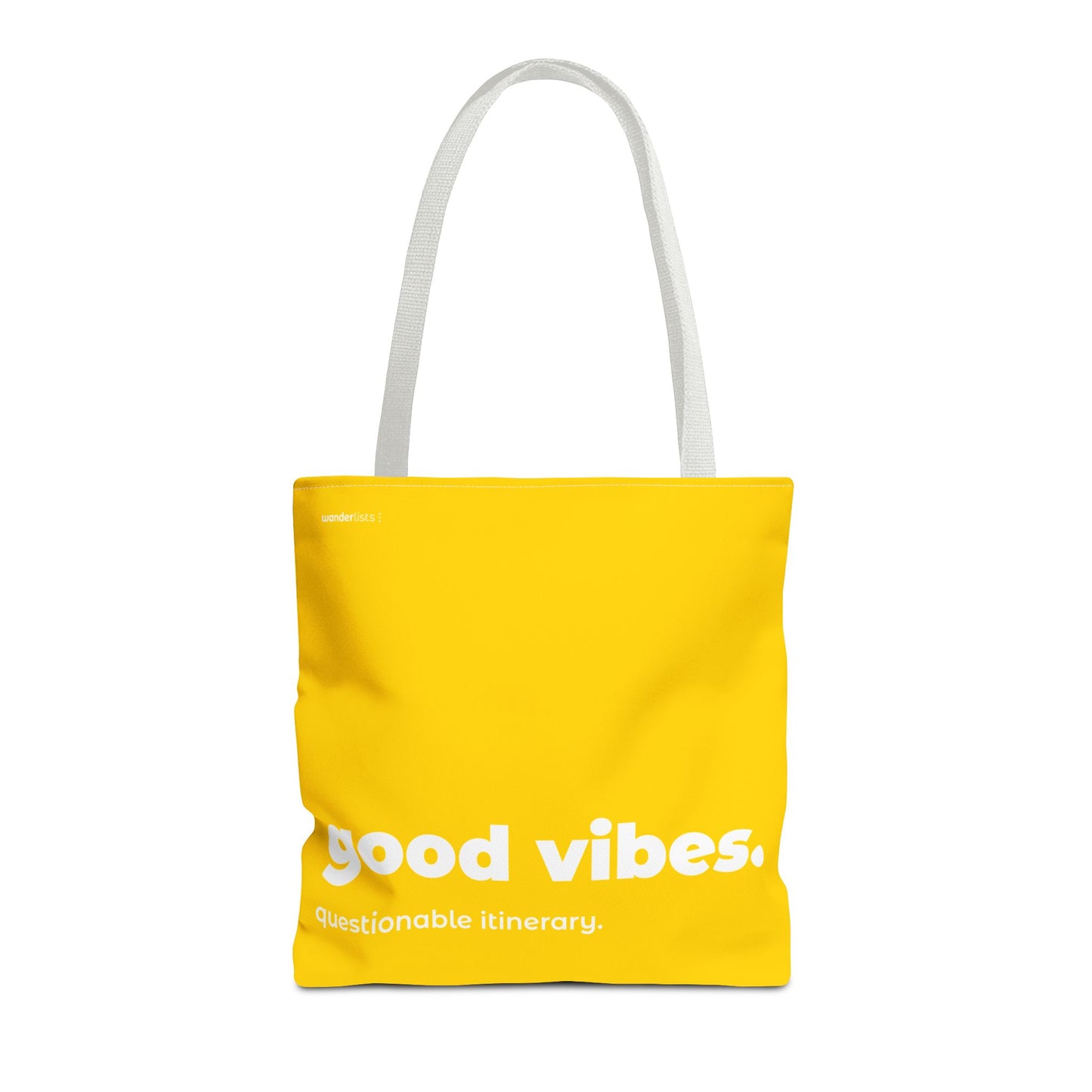 good vibes. tote – yellow