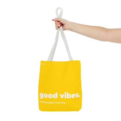 good vibes. tote – yellow