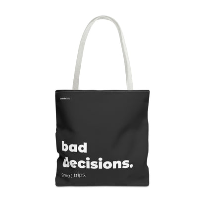 bad decision. tote – black