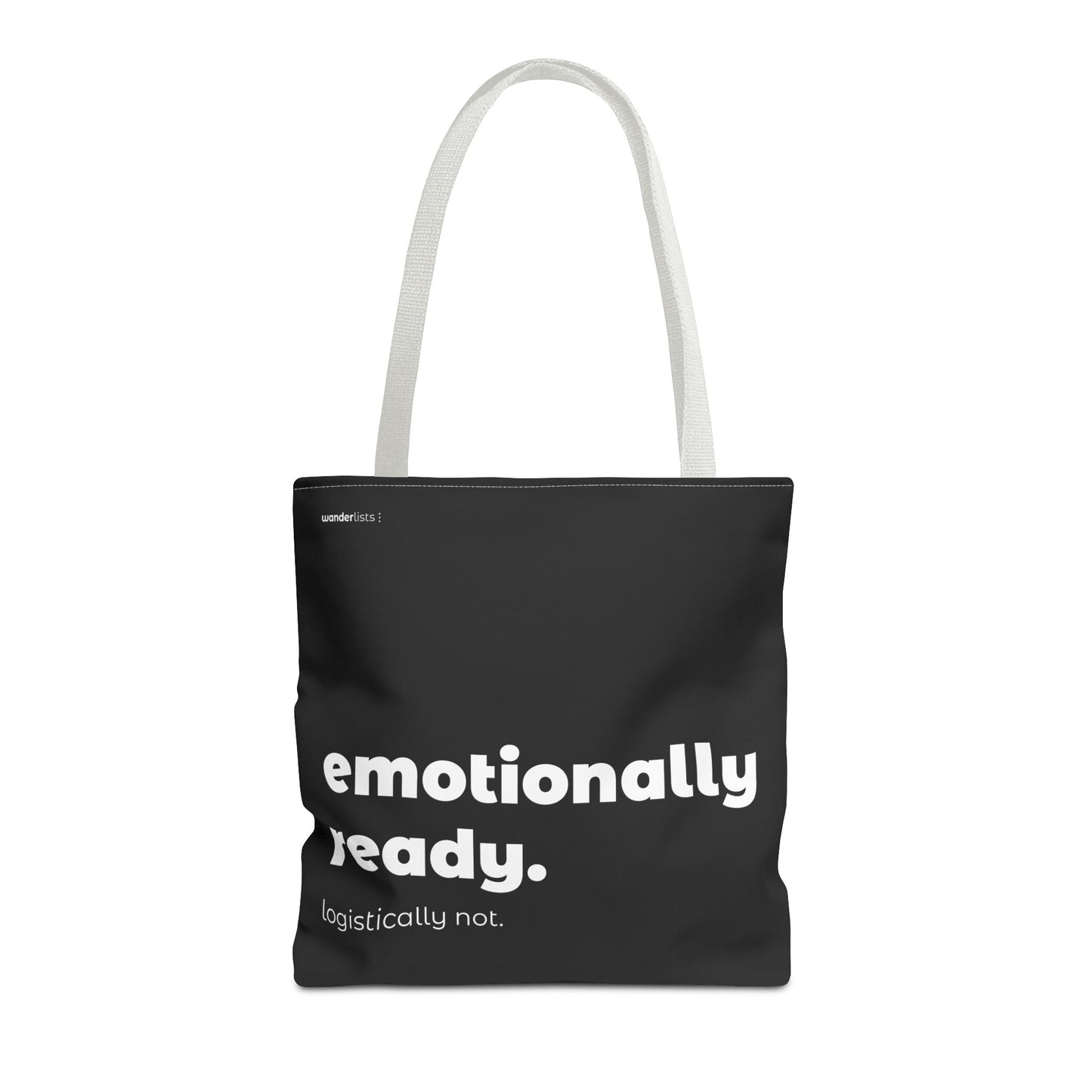 emotionally ready. tote – black