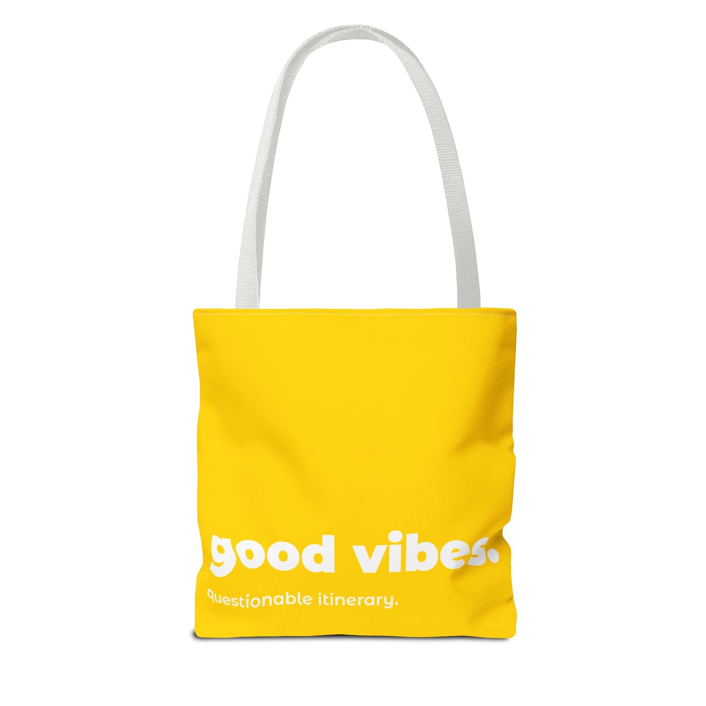 good vibes. tote – yellow