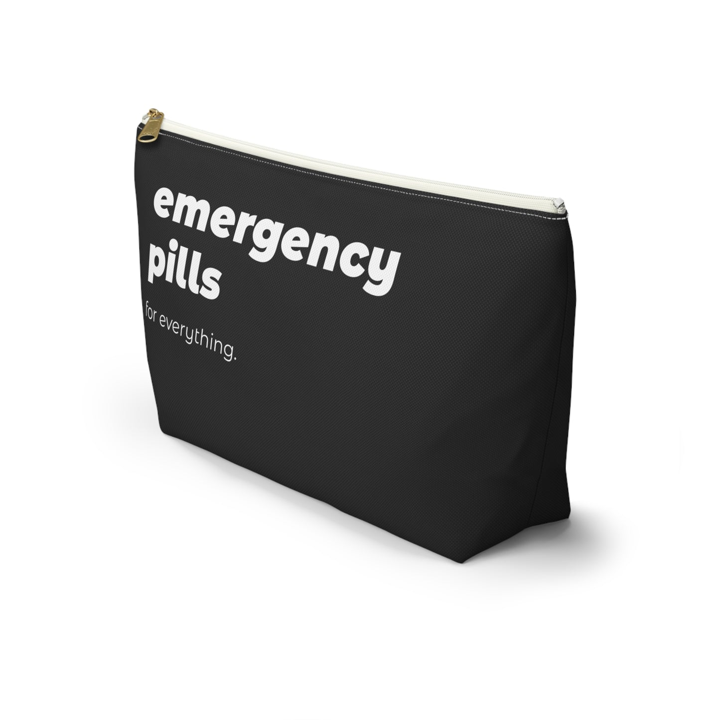 emergency pills pouch - black