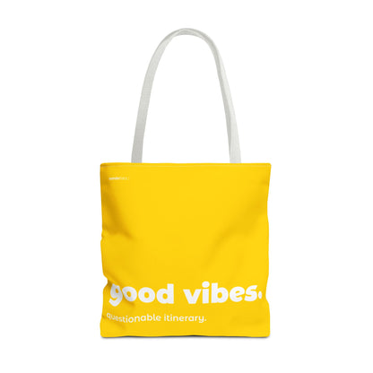 good vibes. tote – yellow