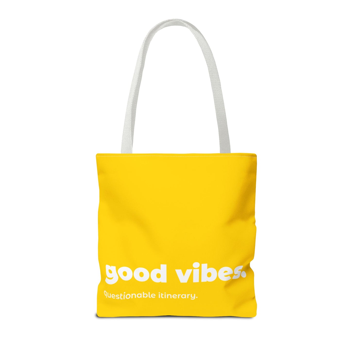 good vibes. tote – yellow