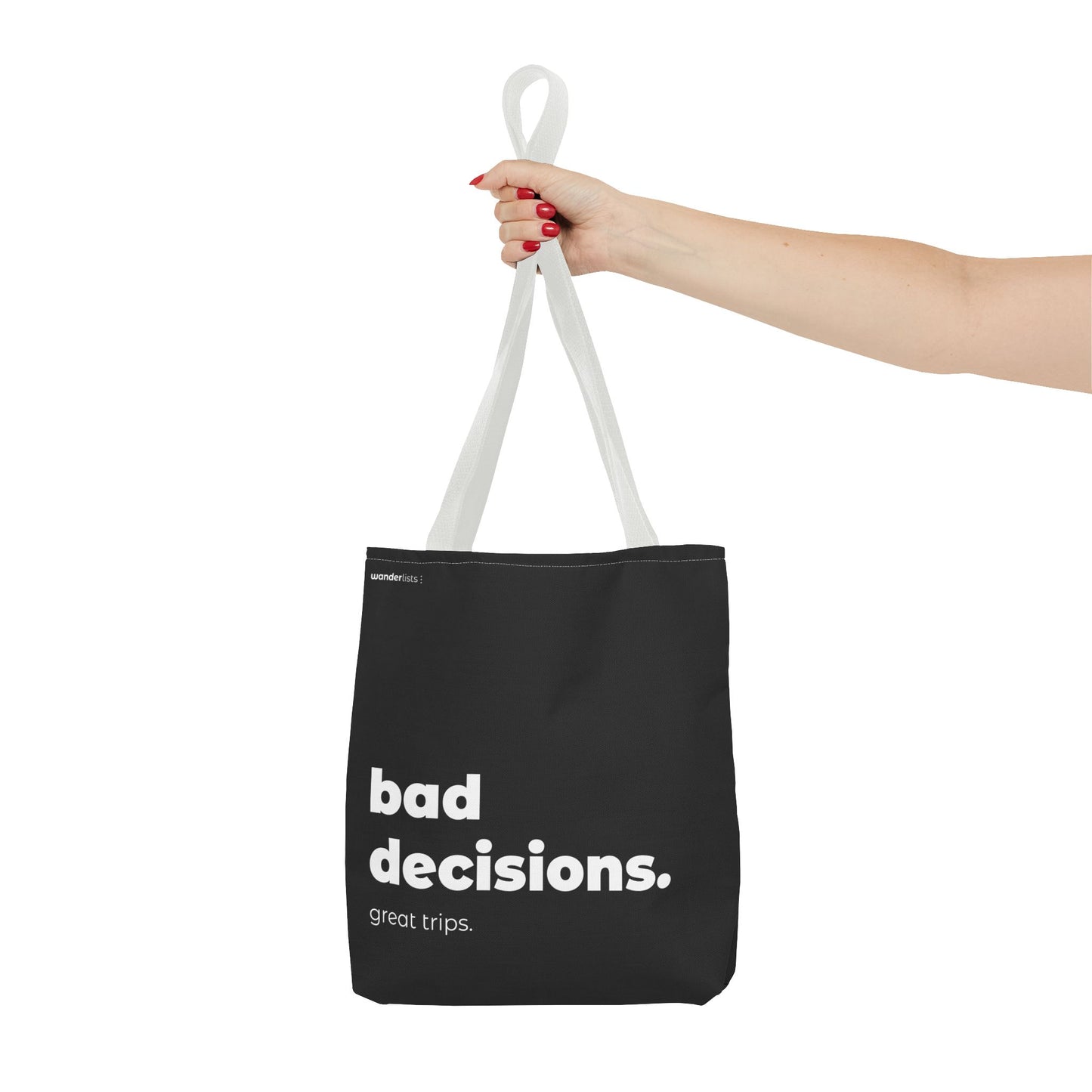bad decision. tote – black