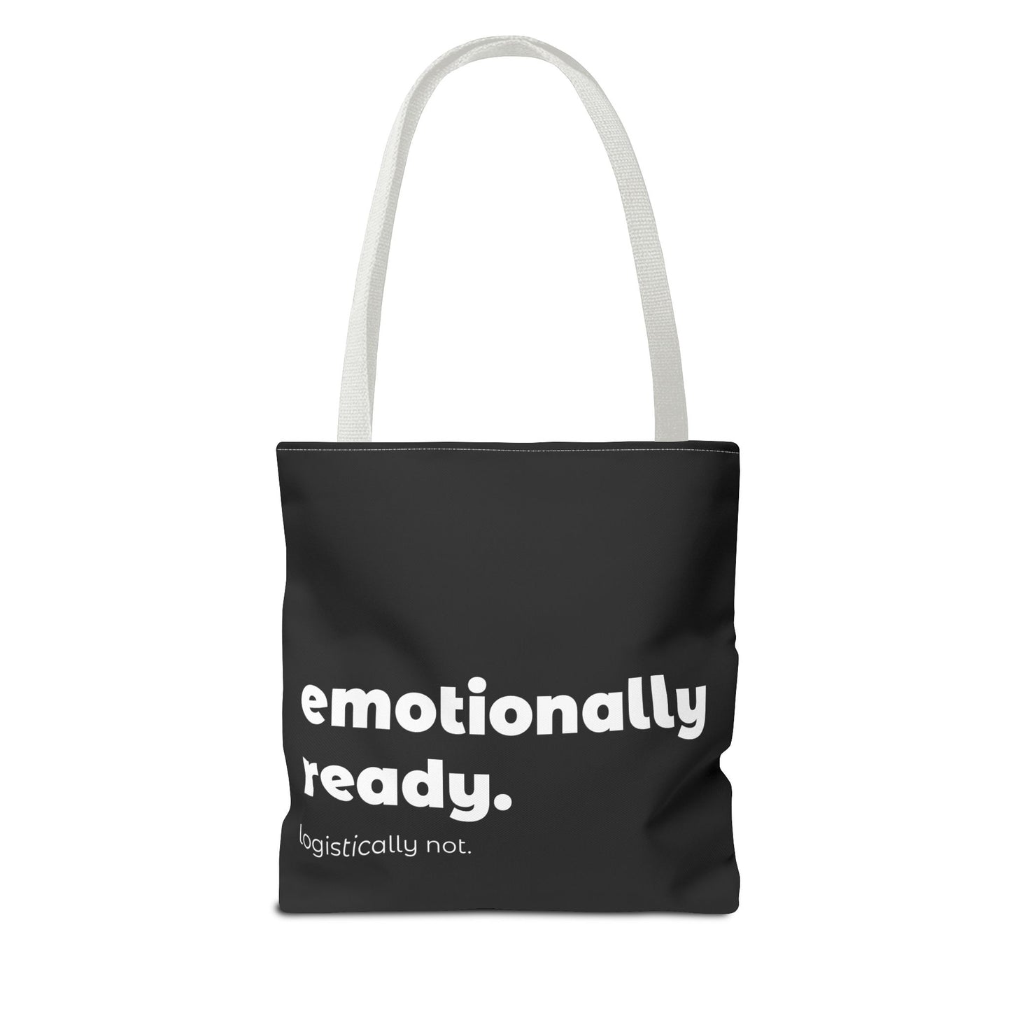 emotionally ready. tote – black