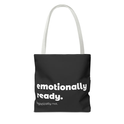 emotionally ready. tote – black