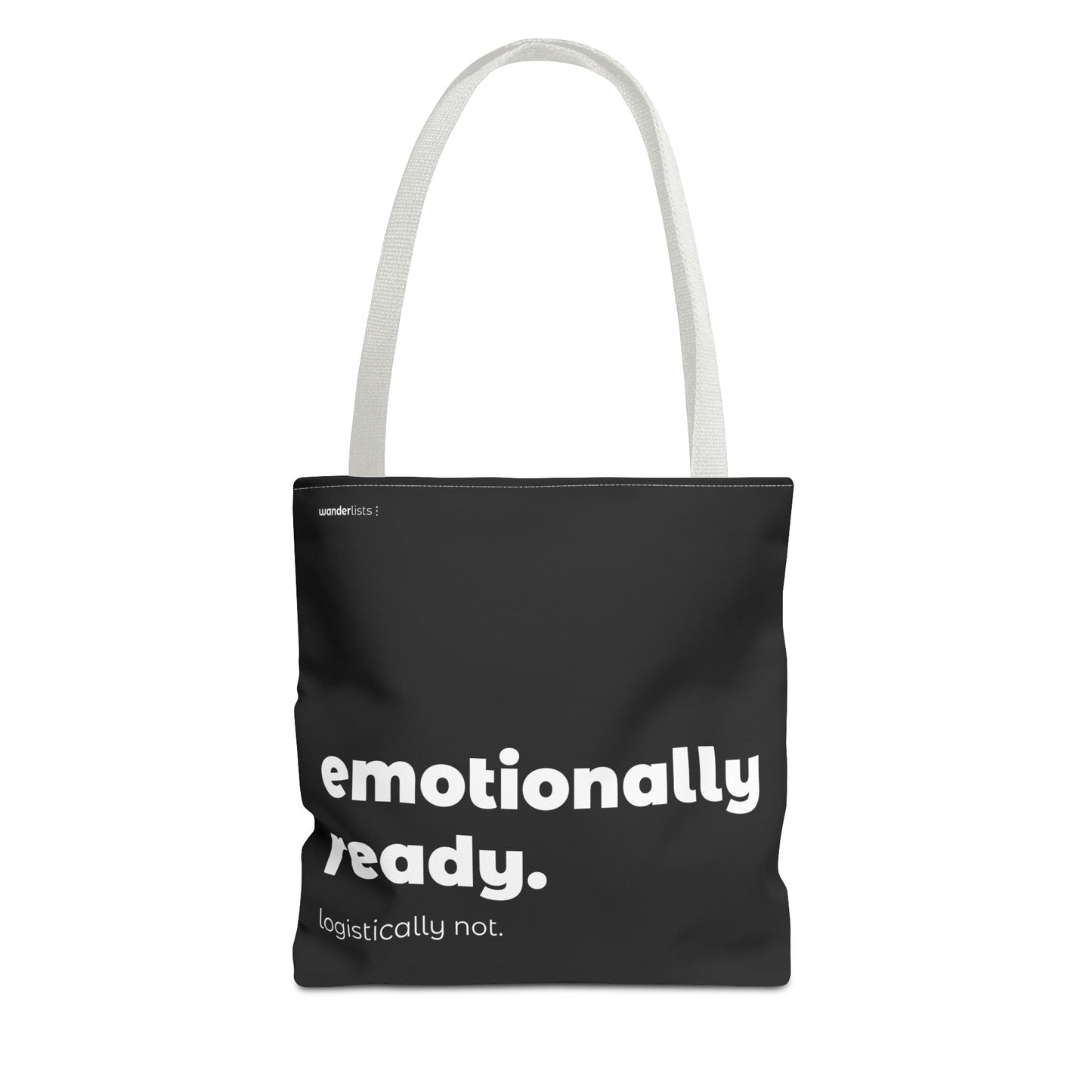 emotionally ready. tote – black