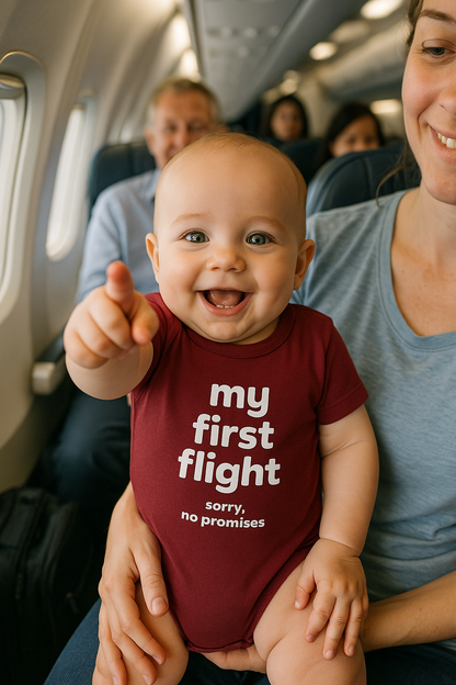 My first flight - onsie