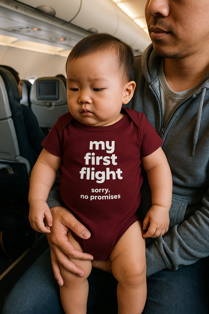 My first flight - onsie