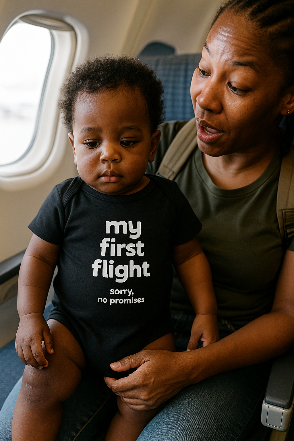 My first flight - onsie